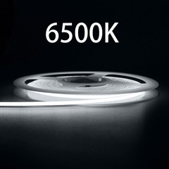 4mm Thin 12V 24V COB LED Strip Flexible Dimmable Tape Light High Density 480LEDs
