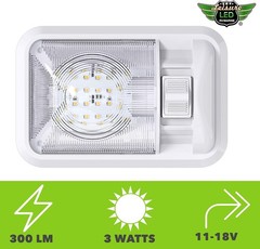 Leisure LED 5 Pack 12V Led RV Ceiling Dome Light RV Interior Lighting for Traile