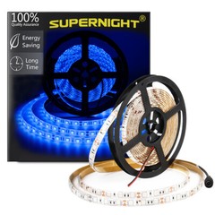 16.4ft 5050 Blue LED Strip Light DC12V 300 LED Waterproof Tape Light Flexible 5M
