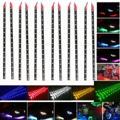 6PCS 12V 12″ 1FT 15SMD Flexible LED Strip Light Waterproof For Car Truck Boat US