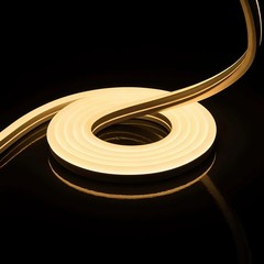 Warm White 3000K Led Strip 110V Soft Rope Light 8mm Width IP68 Outdoor Neon LED