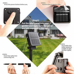 8 Modes 50 LED Solar Light Outdoor Garden Party Waterproof Ball String Lights