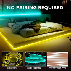 82Ft RGB Led Neon Rope Light, IP65 Waterproof Led Neon Strip with Brightbess Adj