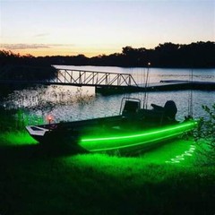 LED Light Strip Green 300LED 2835 16.4Ft Roll 5M 12V Rope Light Adhesive Back
