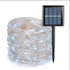 Outdoor Solar Fairy String Lights Copper Wire Waterproof Garden Decor 100/200LED