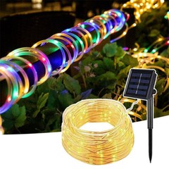 Solar String Lights Outdoor Rope Lights 100led 33ft For Garden Fence Patio Yard