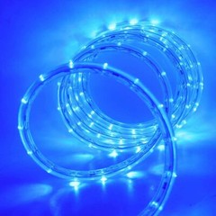 Super Bright Solar Rope Fairy Lights 100 LED Strip Outdoor Garden Landscape Lamp