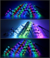 12V WS2811 RGB LED light strip Dream Full color 30led 60LEDs/m Flexible Led Tape