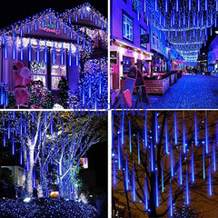 Meteor Shower Lights Outdoor Christmas Lights UL Certified Falling Rain Drop Sno