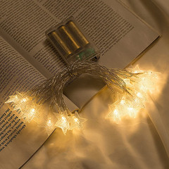 Star String Lights 10Ft 20 LED Fairy Lights Battery Operated Waterproof Indoor O