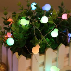 50 LED String Fairy Lights Color Changing Waterproof Round Ball Blubs Party Lamp