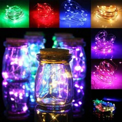 20/100/200 LED Battery Operated Copper Wire String Fairy Lights Decor W/ Remote