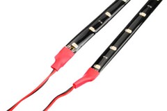 6PCS 12V 12″ 1FT 15SMD Flexible LED Strip Light Waterproof For Car Truck Boat US