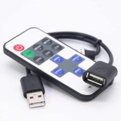 11 Keys LED Strip Controller Mini Dimmer RF Remote 5V USB Interface…