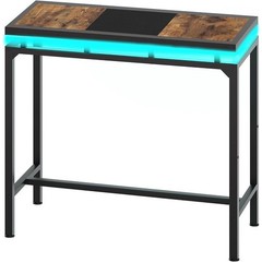 Smart LED Suspended Bar Table W/ Remote Control & Stability Kit Small Spaces New