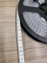 16.4Ft 5050 RGB 600LEDs IP68 Waterproof LED Strip Light Boat Car Underwater 12V