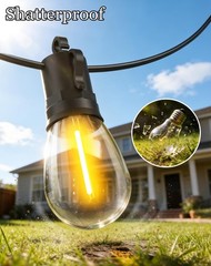 50ft-Solar-Powered-Lights-Outdoor-Waterproof-String Lights-Outside-Patio-Yard…