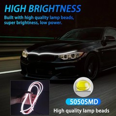 Waterproof 71-Inch LED Hood Light Strip for Cars, SUVs, and Trucks