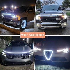 Waterproof 71-Inch LED Hood Light Strip for Cars, SUVs, and Trucks