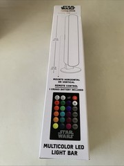 Disney Star Wars Light Bar Ambient Lighting LED Light Bar Remote 15 Colors USB
