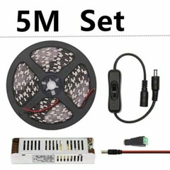 LED Grow Lights DC12V Waterproof Plant Growing LED Strip Light with Power Switch