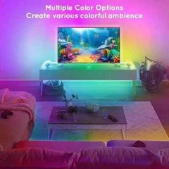 16.4ft LED TV Backlight Strip – USB Light Strip for 32–80 Inch TVs and Monitors
