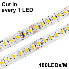 33FT 10M 12V 24V SMD 2835 LED Light Strip Bright Cool White 180leds/m Flexible