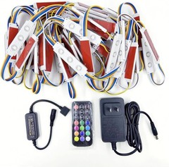 50PCS 25FT RGBW LED Module Light 5050 SMD Waterproof for Storefront Window Signs