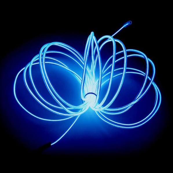 1M-5M Neon LED Light Glow EL Wire String Strip DIY Rope Tube Car Party Bar Decor