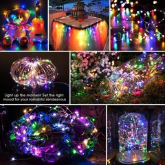 USB Twinkle LED String Fairy Lights 200/300LED Copper Wire Party Decor W/ Remote