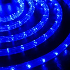 Blue Flexible LED Rope Light Accent Indoor Outdoor Tree- 10/20/25/50/100/150FT
