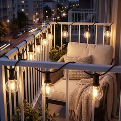 100FT Outdoor String Lights LED Patio Light Waterproof Shatterproof 51 G40 Bulbs