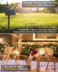 Elegant 33Ft Solar Fairy String Lights with 8 Modes – Waterproof & Energy Saving
