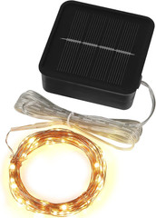 Solar String Lights Mini Short Outdoor Led Fairy Light 15 Ft 50 Led Waterproof f
