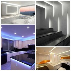 LED Strip Light 2835 5050 5054 5730 RGB CCT RGBCCT RGBW RGBWW DC 12V 24V 5M tape