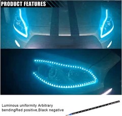 Bright 6PCS LED Underglow Strip Lights – Perfect for Cars & Boats – Easy Install