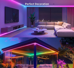 Smart LED Strip Lights, Neon Rope Light with App/Remote Control, Color Changing