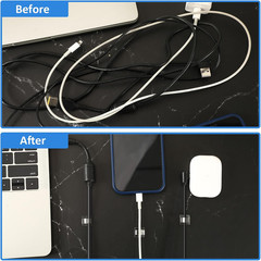 80 PCS Adhesive Cable Clips Christmas Clear Light Strip Mounting Clips Led Light
