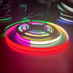 12V 24V WS2811 COB RGBIC LED Strip IC Addressable Full Color Flexible Tape Light