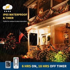 Energy Saving 300 LED Multi-Color Fairy Lights – Remote Controlled & Waterproof