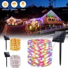 100-500 LED Solar Power String Fairy Lights Garden Outdoor Party Christmas Lamp