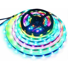 3 Pin IP65 5050 WS2811 RGB LED Strip Light Dream Color 12V 5M 150 LED / 300 LED
