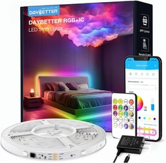 16.4ft BGRIC LED Strip Lights – Music Sync & Color Changing for Vibrant Events
