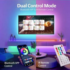 5M-30M 5050 SMD Music Sync RGB LED Strip Fairy Lights with APP & Remote Control