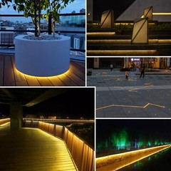 24V COB LED Light Strip Waterproof IP68 480LEDs/m Flexible Room Boat Party Decor