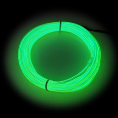 Neon LED Light Glow EL Wire String Strip Rope Decor for Car Party + Controller
