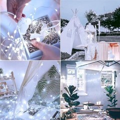 Solar Rope Lights Outdoor LED PVC Tube Fairy String Light For Garden Party Decor