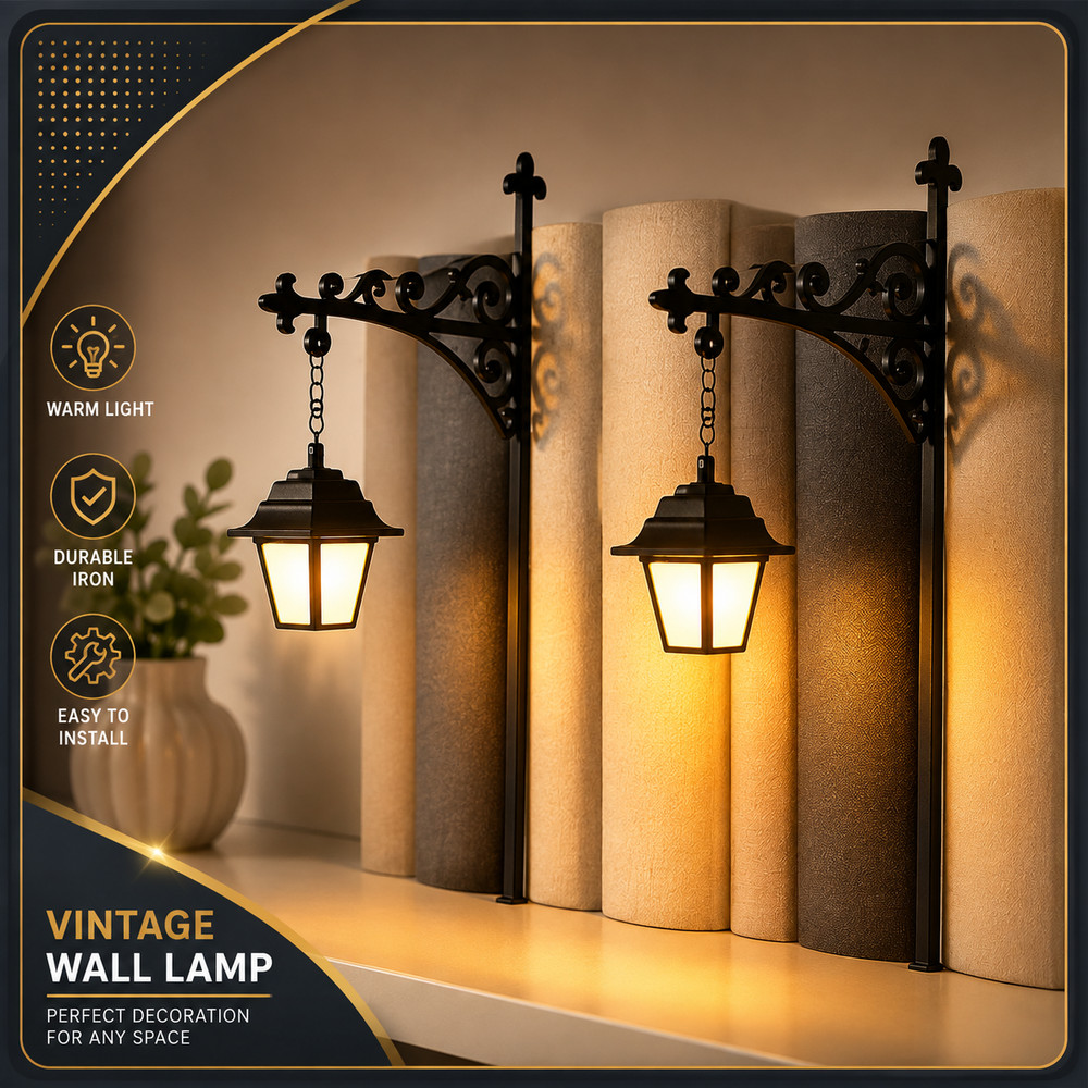 Library Lantern Decorative Bookshelf Reading Book Shelf Lights LED Lamp Ornament