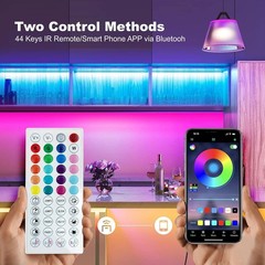 5M-30M 5050 SMD Music Sync RGB LED Strip Fairy Lights with APP & Remote Control