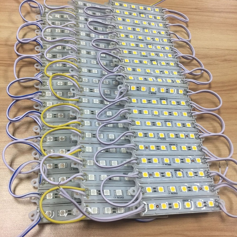 US 10-250FT 5050SMD 6 LED Module Light Waterproof IP65 For Sign Advertising Lamp